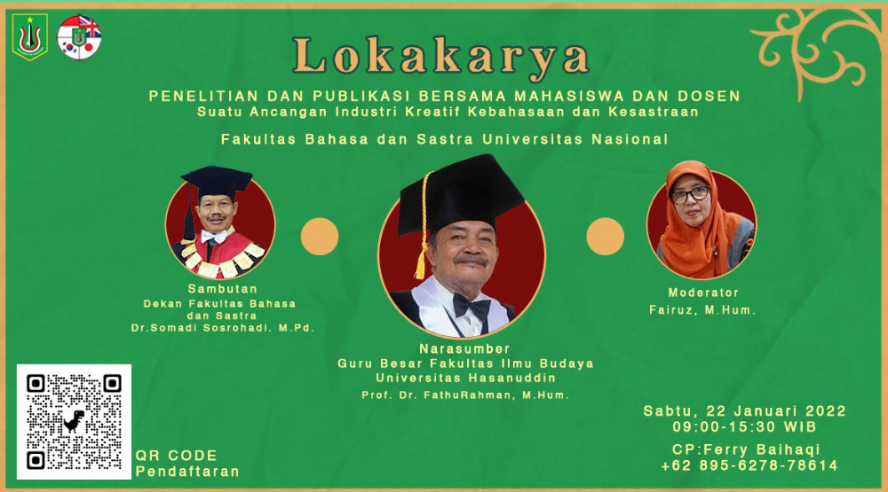 Read more about the article Lokakarya: Penelitian dan Publikasi bersama Mahasiswa dan Dosen serta Publikasi di Jurnal Ilmiah sebagai Pengganti Skripsi