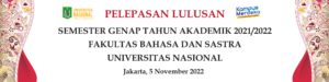 Read more about the article “Pelepasan Lulusan Fakultas Bahasa dan Sastra Semester Genap Tahun Akademik 2021/2022”