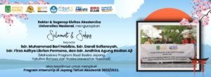 Read more about the article Mahasiswa Program Studi Sastra Jepang Berangkat ke Jepang untuk Melaksanakan Program Internship Tahun Akademik 2022/2023