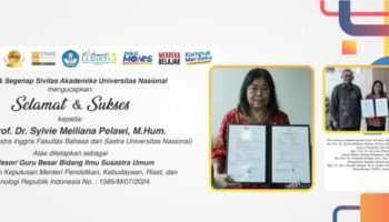 Selamat & Sukses Kepada Ibu Prof. Dr. Sylvie Meiliana Pelawi, M.Hum. Atas Ditetapkannya Sebagai Guru Besar Bidang Ilmu Susastra Umum