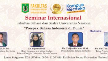 Seminar Internasional Fakultas Bahasa dan Sastra UNAS dan Prince Songkla University