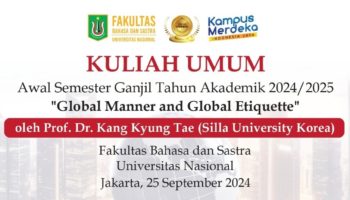 FBS Selenggarakan Kuliah Umum, Hadirkan Profesor dari Silla University Korea