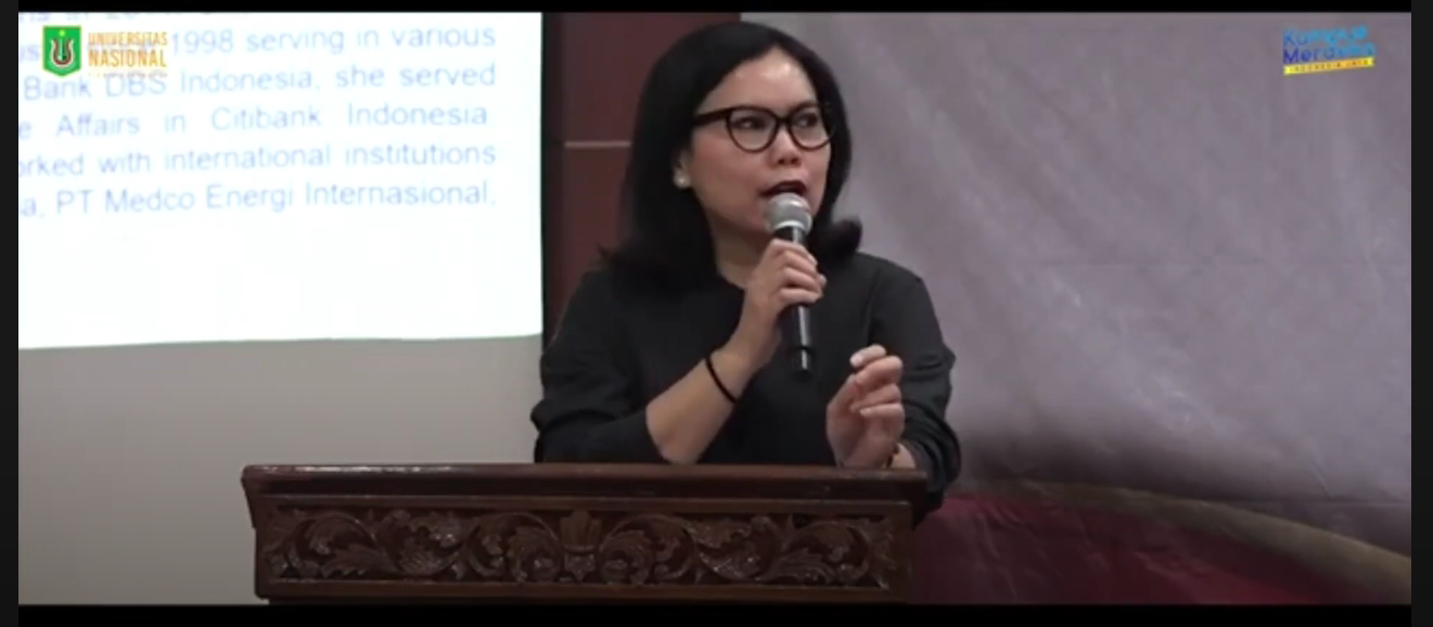 Alumni FBS (Mona Monica - Executive Director PT. Bank DBS Indonesia) Prodi Sastra Inggris