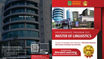 Pendaftaran Program Magister Linguistik Universitas Nasional Tahun Akademik 2025/2026 Resmi Dibuka!