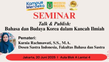 Seminar Talk & Publish: Bahasa dan Budaya Korea dalam Kancah Ilmiah