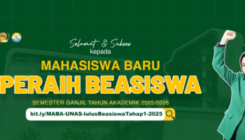 Pengumuman Beasiswa Mahasiswa Baru UNAS Tahap I Tahun Akademik 2025/2026