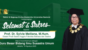 Selamat & Sukses Kepada Prof. Dr. Sylvie Meiliana, M.Hum. Atas Di Kukuhkannya Sebagai Guru Besar Bidang Ilmu Susastra Umum