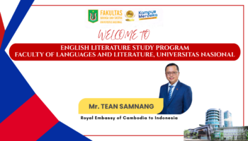 Welcome to English Literature Study Program, Faculty of Languages and Literature, Universitas Nasional