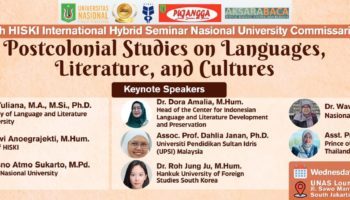 4th HISKI International Hybrid Seminar – Nasional University Commissariat“Postcolonial Studies on Languages, Literature, and Cultures”