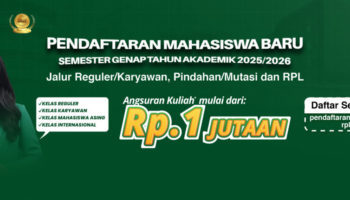 📣 PENGUMUMAN PENERIMAAN MAHASISWA BARU (PMB) SEMESTER GENAP TAHUN AKADEMIK 2025/2026