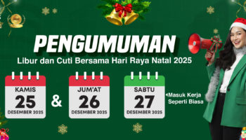 PENGUMUMAN LIBUR HARI NATAL 2025 & TAHUN BARU 2026