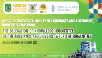 Kunjungan Delegasi Knowledge Hub Center RSUH di Fakultas Bahasa dan Sastra Universitas Nasional