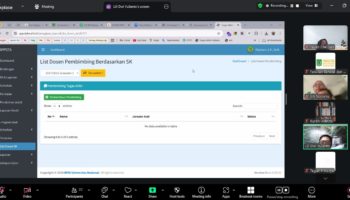 Prodi Bahasa Korea FBS UNAS Gelar Sosialisasi Aplikasi Tugas Akhir (APPSTA) Secara Daring