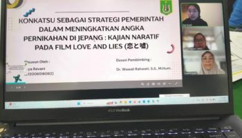 Pelaksanaan Sidang Tugas Akhir Program Studi Sastra Jepang UNAS Semester Ganjil TA 2025/2026