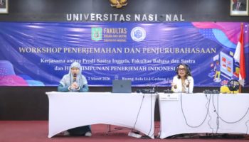 FBS UNAS Gandeng Himpunan Penerjemah Indonesia Gelar Workshop Penerjemahan dan Penjurubahasaan