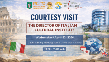COURTESY VISIT DIREKTUR ISTITUTO ITALIANO DI CULTURA