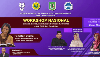 📚✨ WORKSHOP NASIONAL ✨📚Bahasa, Sastra, dan Budaya Berbasis Komunitas untuk PKM dan Penelitian