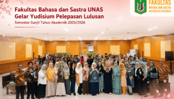 Fakultas Bahasa dan Sastra UNAS Gelar Yudisium Pelepasan Lulusan Semester Ganjil Tahun Akademik 2025/2026