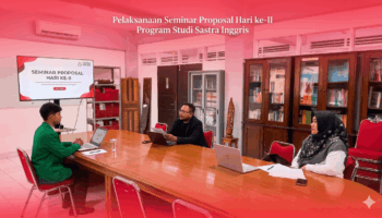 Pelaksanaan Seminar Proposal Hari ke-II Program Studi Sastra Inggris