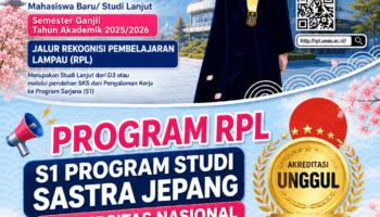 Program RPL S1 Sastra Jepang Universitas Nasional: Kuliah Cepat, Biaya Hemat, Raih Gelar Sarjana