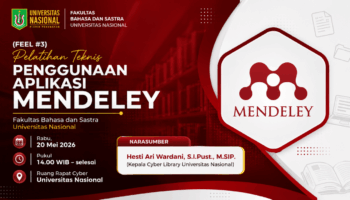 Pelatihan Teknis Penggunaan Aplikasi Mendeley (FEEL #3) Fakultas Bahasa dan Sastra